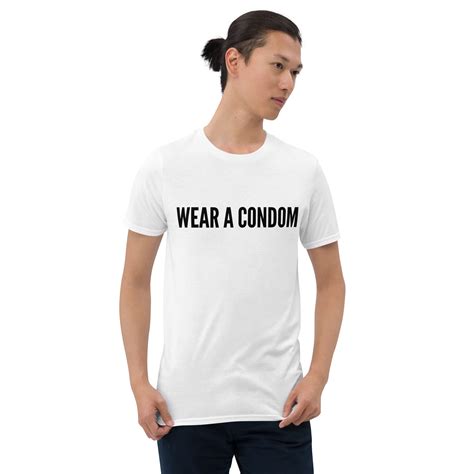 use a condom shirt|wear a condom shirt.